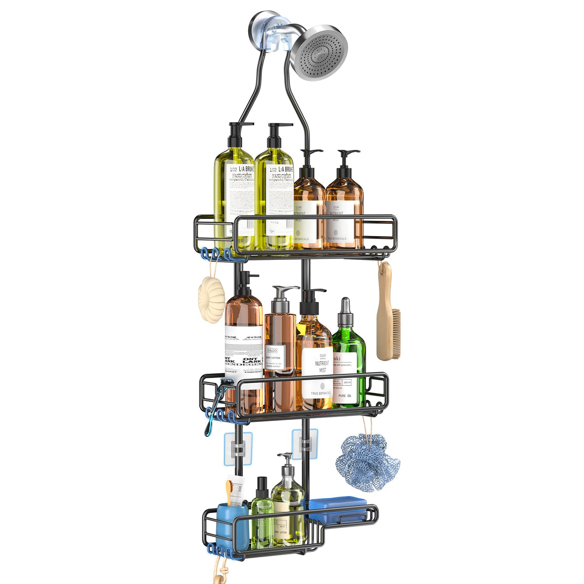 Skyapex Shower Caddy Hanging Bathroom Organizer: Over Head - Image 1