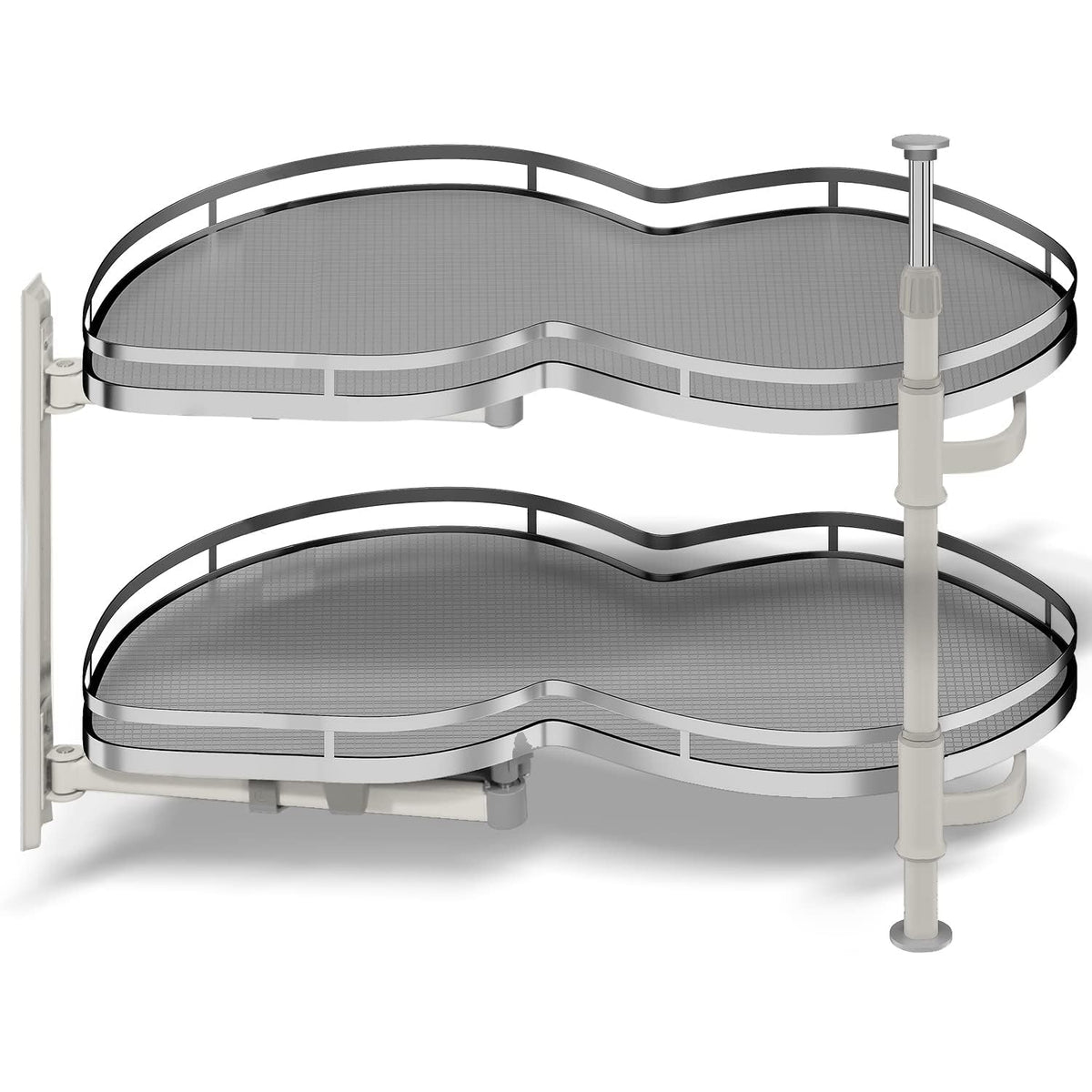 Blind Corner Cabinet Pull Out Organizer, Soft Close Swing - Image 1