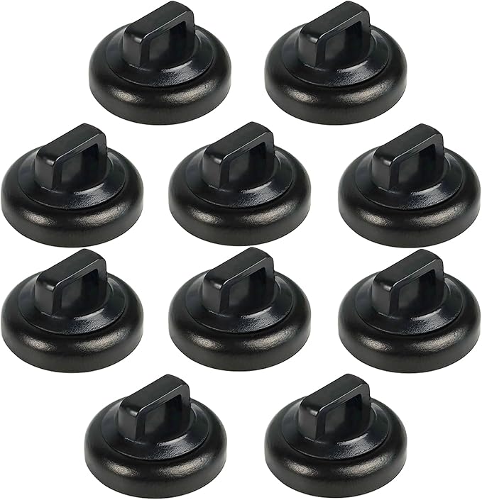 Magnet Zip Tie Mount Magnetic Zip Ties Mount Base Holder Multipurpose Wire Cable Holder Mount Wire Clips Management for Home Office Marine Electrical Wiring (D19 10 Pcs)