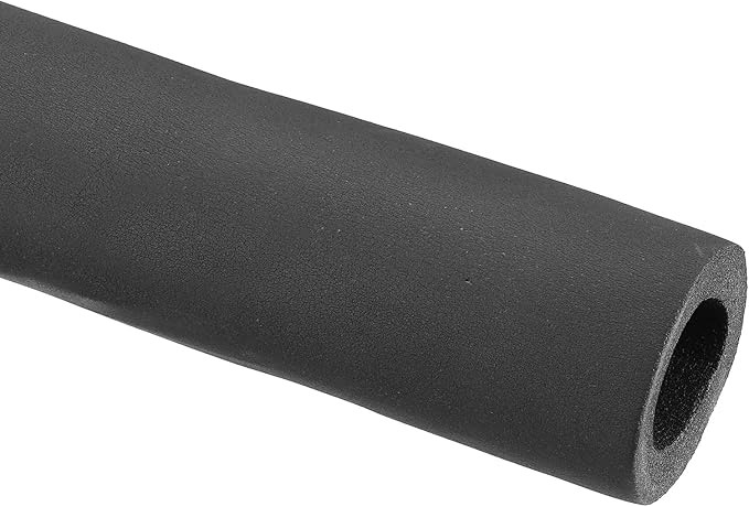 PATIKIL 70.9" L x 2" ID x 0.6" T Pipe Insulation Foam Tube, Water Pipe Insulation Tubing Heat Preservation for Plumbing Water AC Pipe Sprinkler Spigot, Black