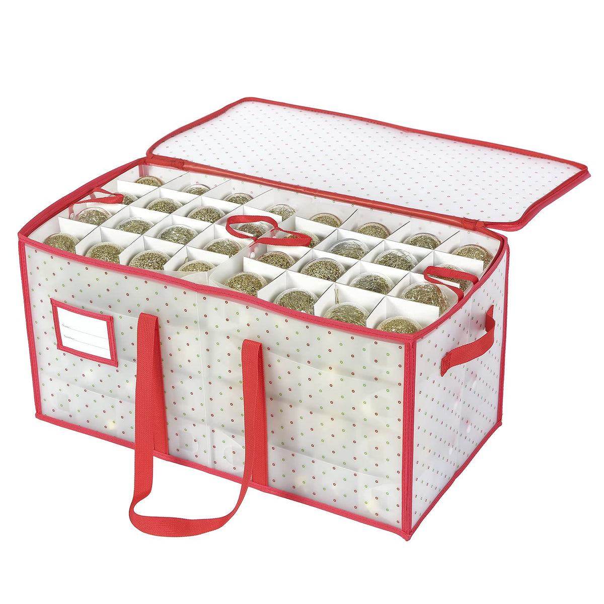 Sattiyrch Plastic Christmas Ornament Storage Box | Home Organization - Image 1