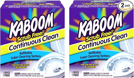 Church And Dwight 35113" kaboom Scrub Free Toilet Cleaning System (Pack of 2)