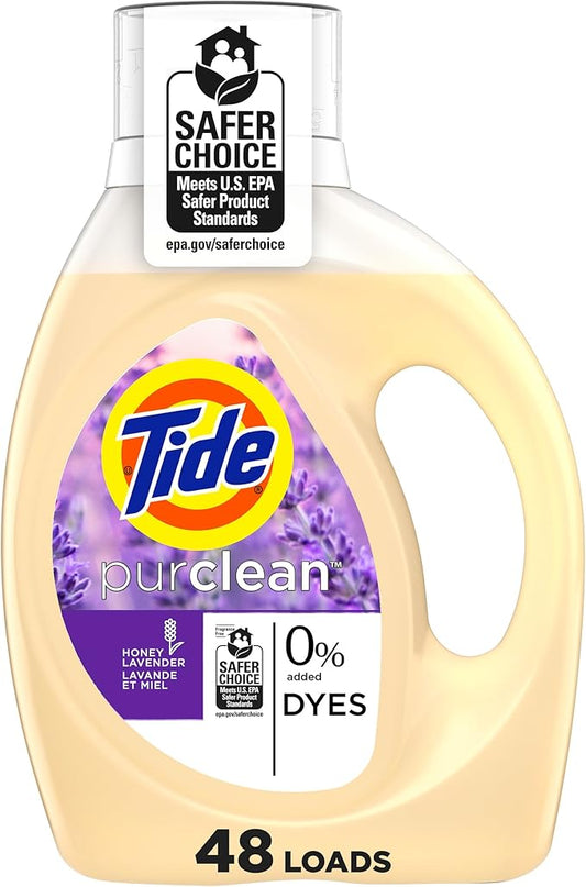 Tide Purclean Liquid Laundry Detergent, 63 fl oz, 48 Loads