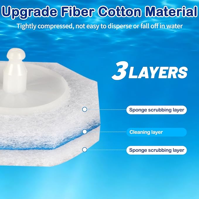 80 Count Toilet Wand Refills for Clorox Toilet Wand - Upgrade Fiber Toilet Brush, 5X Cleaning Power Toilet Bowl Wand Refills, No Falling Apart | Fresh Fragrance