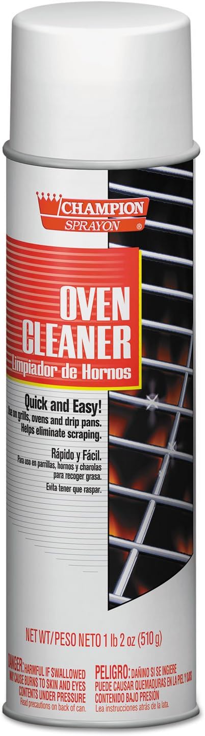 Chase Products CHA5177 Champion Sprayon Oven Cleaner, 18oz, Aerosol, 12/carton
