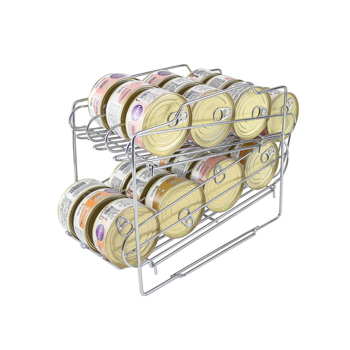 Cat Food Organizer - Wet Cat Food Rack for 3oz or 5.5oz Cans (24 - Image 1