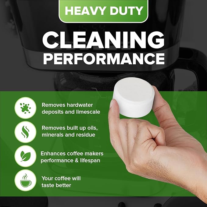 Renuv Coffee Maker Cleaner and Descaler and Dishwasher Cleaner Bundle