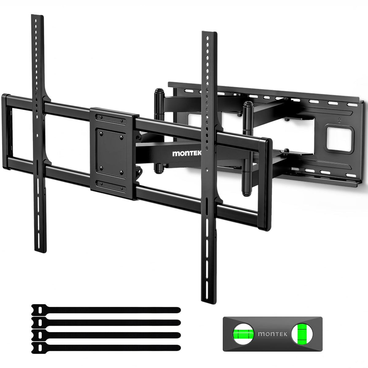 monTEK Heavy Duty Full Motion TV Wall Mount for 60-120 Inch Extra - Image 1