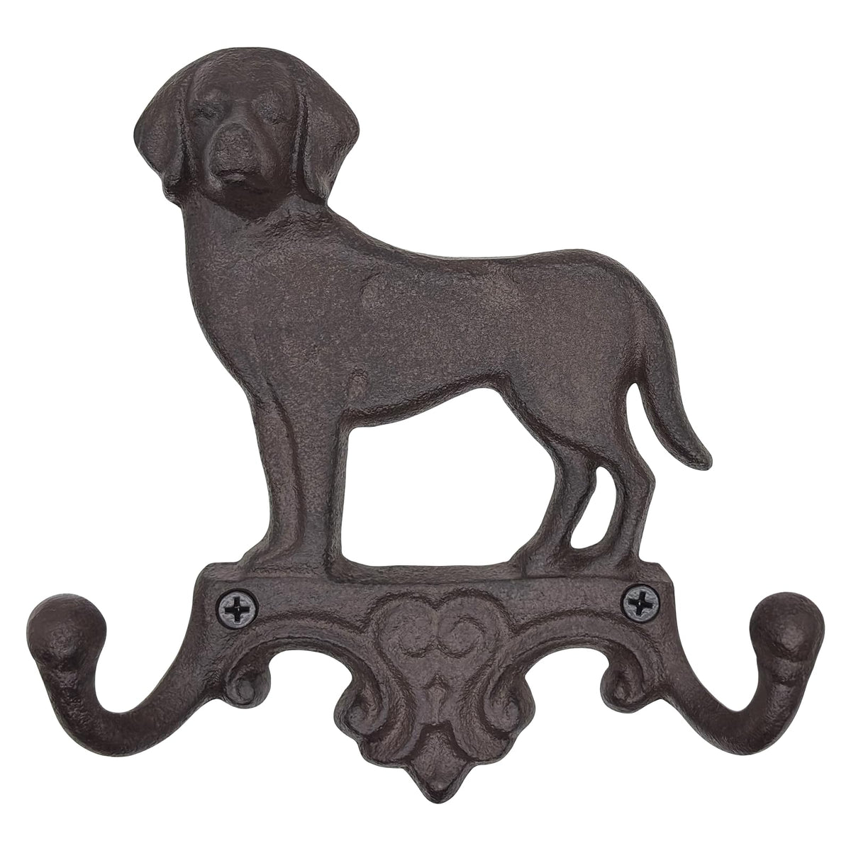 Cast Iron Dog Wall Hooks for Hanging, Heavy Duty Dog Leash - Image 1