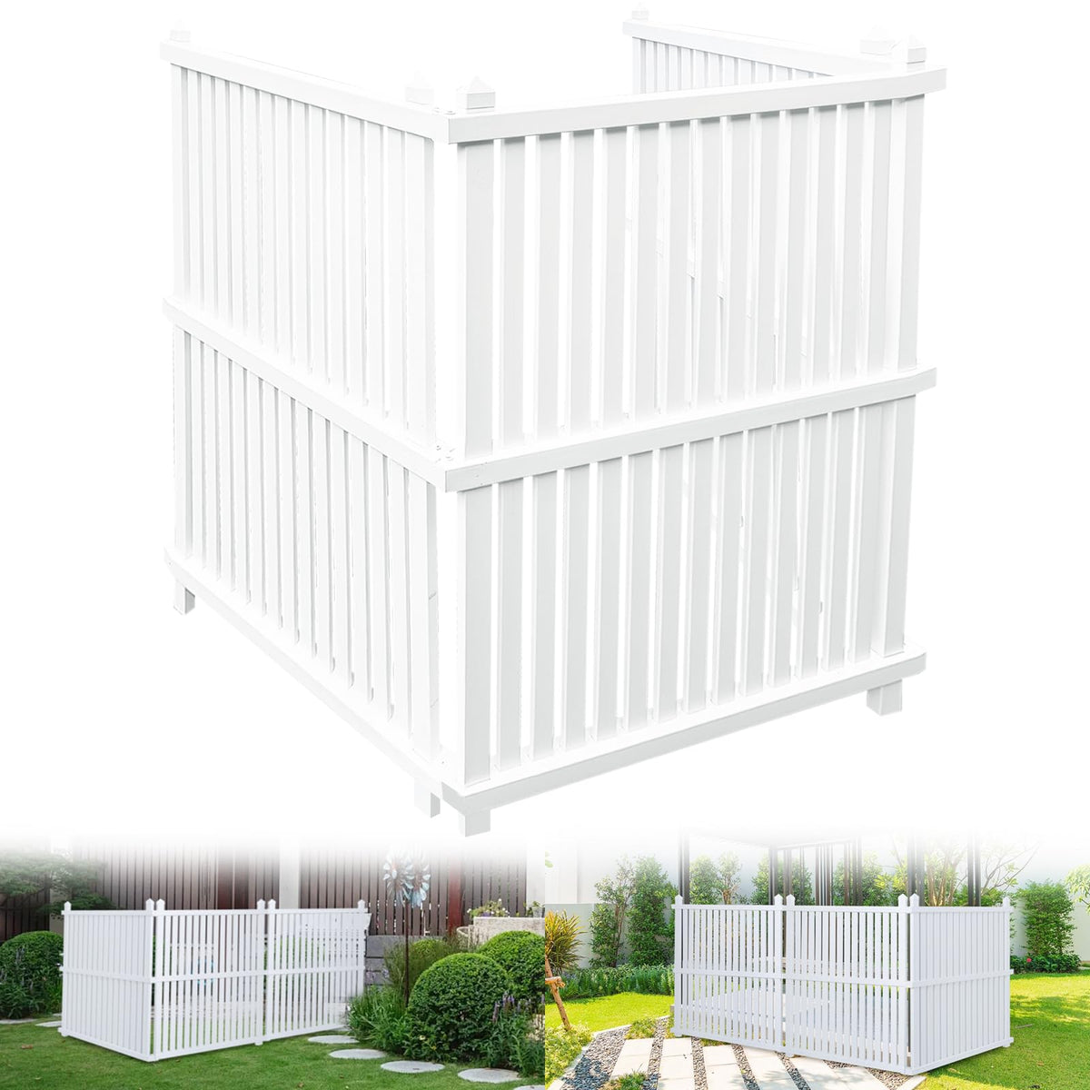 Air Conditioner Fence 48" W X 48" H Trash Can Fence Pool - Image 1