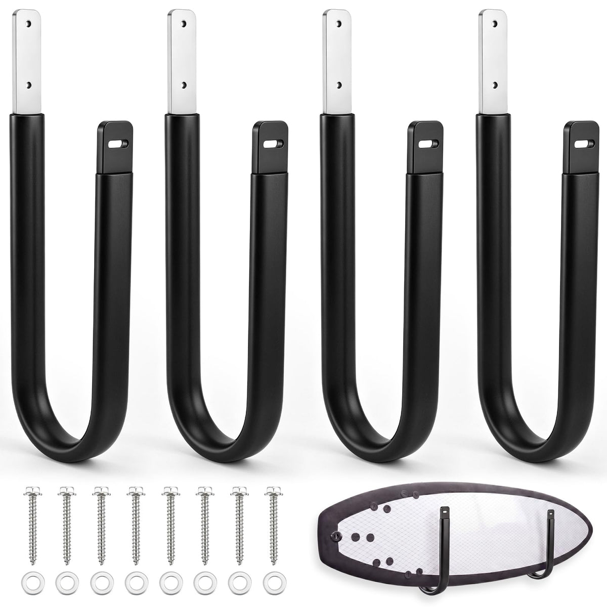 Wesiti Surfboard Shelf Wall Mount Rack Longboard | Home Organization - Image 1