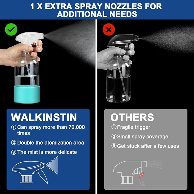 Glass Spray Bottles for Cleaning, 4 Pack Clear Empty Spray Bottle for Cleaning Solutions, 17 fl oz Reusable Spray Bottle for Plants with Silicone Boot, Cleaning Spray Containers with Labels