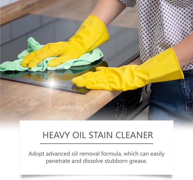 Heavy Duty Degreaser Cleaner Spray, 16.67 Fl Oz Kitchen Heavy Oil Clean, Greasy Kitchen Cabinet Cleaner, Multipurpose Clean Spray for Countertops, Appliances (1pcs)