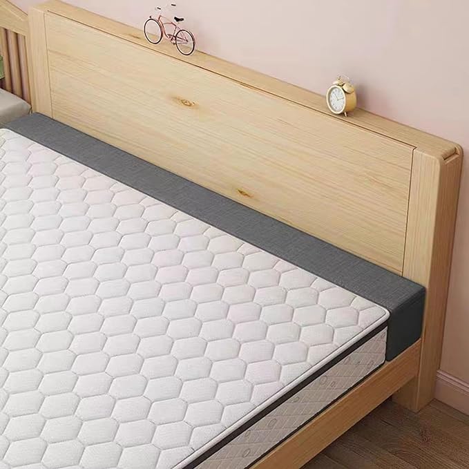 Bed Gap Filler for Headboard Space Filler Bed Crack Pillow Stopper Wall Side Mattress Extender Memory Foam Mattress Gap Filler Twin Bed 39x4x8 Inches