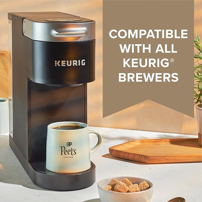 Peet's Coffee, Dark Roast Single Serve Coffee Pods - French Roast 32 Count (1 Box of 32 Pods)