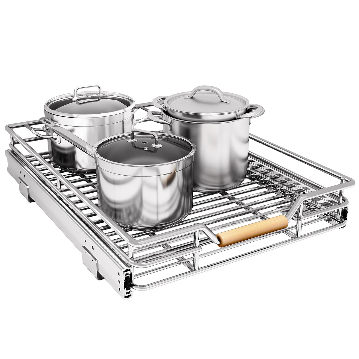 Pull out Cabinet Organizer, 15"W X 21"D, Heavy Duty | Pull Out Organiz - Image 1