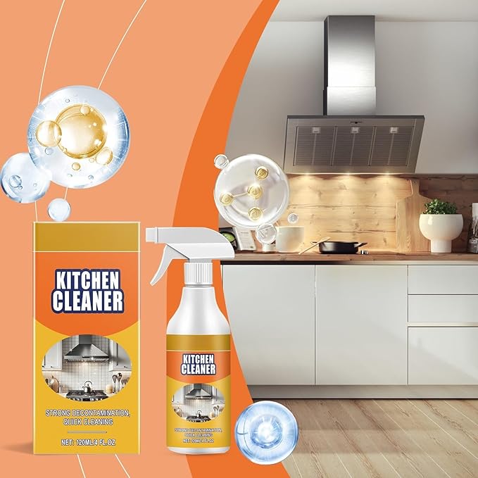 Kitchen Degreaser Spray, Powerful Range Hood & Stove Degreaser Cleaner Spray, Oven Racks, BBQ Grills Heavy Duty Stove Oven Cleaner Sprayer