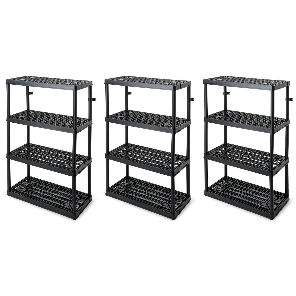 Gracious Living 4 Shelf Fixed Height Heavy Duty Storage - Image 1