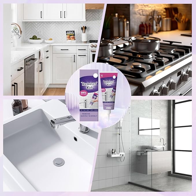 2Pcs Cleaning Remover Gel,Powerful Household Cleaning Gel,Suitable For Bathroom And Kitchen Tile Gaps,Multi-Surface Remover Gel