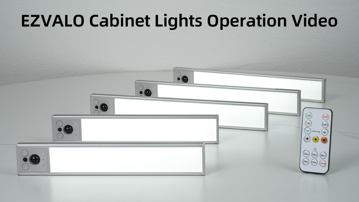 EZVALO 5-Pack 10inch Under Cabinet Lighting, 2400mAh Rechargeable - Image 8