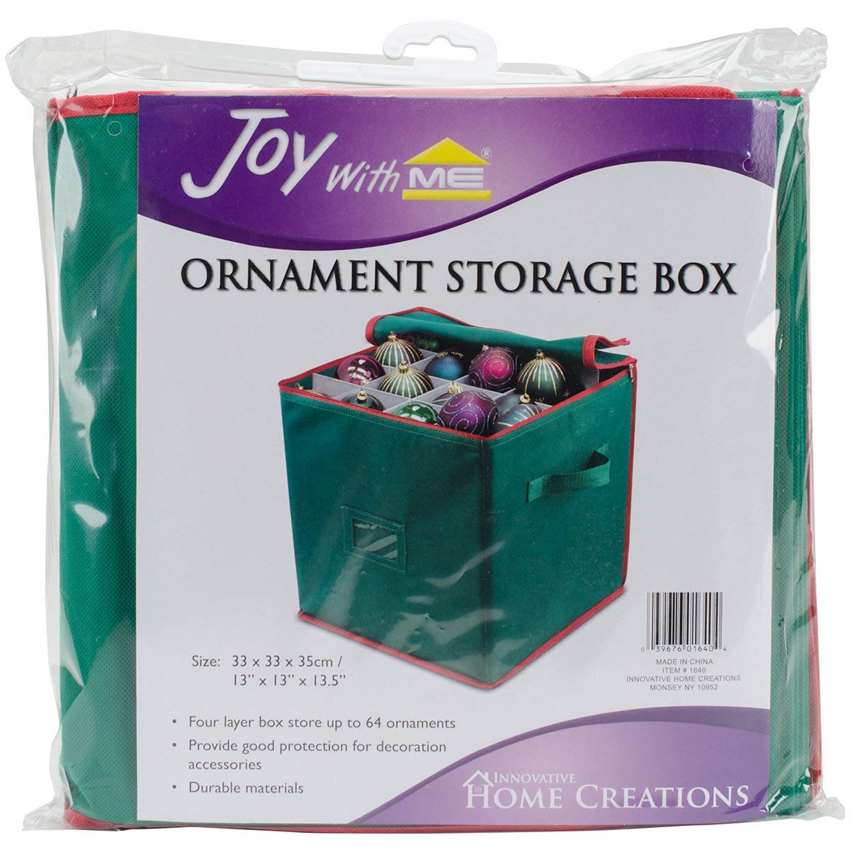 Ornament Storage Box-13.5 x 13-inch, Other - Image 1