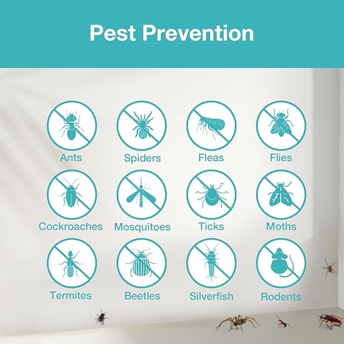 Odor Deodorizer & Insect Repellent Balls, 12-Pack, Plant-Based, All-Natural Scent, Bug & Moth Deterrent for Shoes, Gym Bags, Drawers, & Lockers, Freshens and Protects