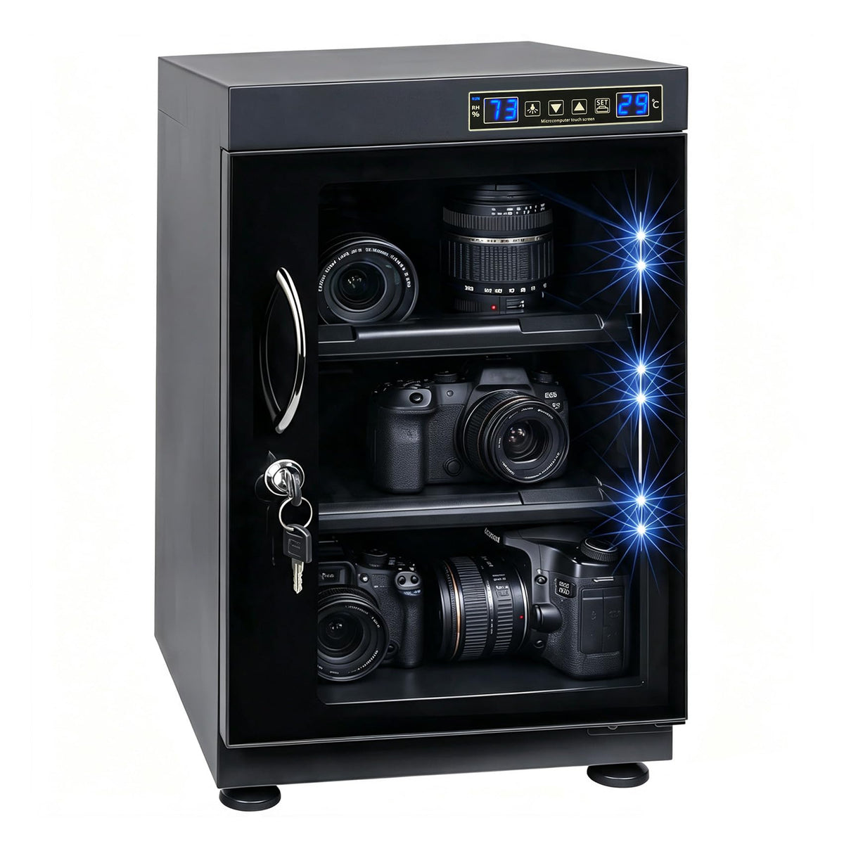 40L Dehumidifying Dry Cabinet Box, Touch Screen 3 Layers - Image 1