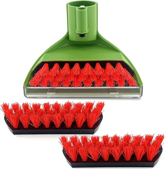 Upgraded 1400B Little Green 5.3" Detachable Tough Stain Brush Tool Replacement for Bissell Little-Green Upright &Portable Carpet Cleaners for 1400B 4075 3860 1425 2458 3194 3353 Series,1+2 Brush,Green