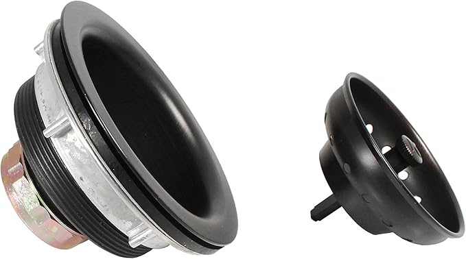Keeney K5435VB Stainless Steel Kitchen Sink Strainer with Fixed Post Basket, Venetian Bronze