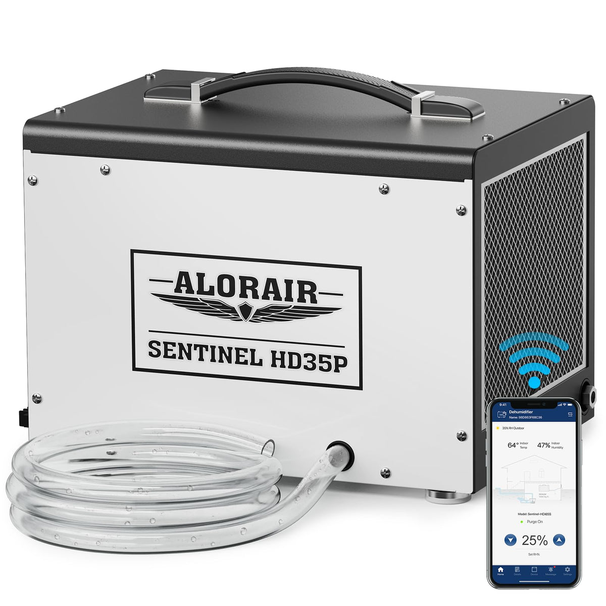 ALORAIR Smart Wi-Fi 70 Pints Crawlspace Dehumidifier - Image 1