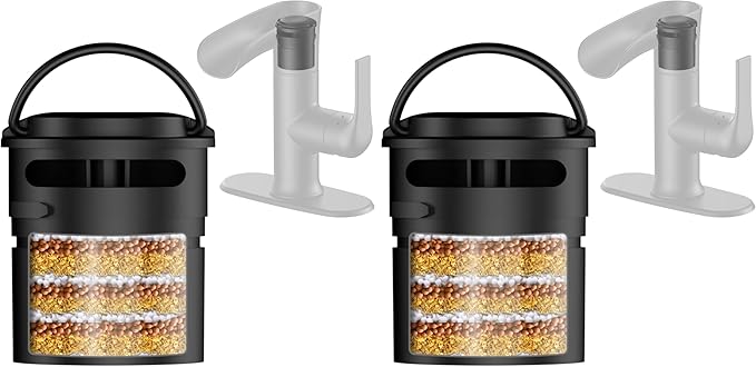 MakeFit Bathroom Faucet Filter Replacement Cartridge for Filtered Kitchen Bathroom Faucet - FB4801 (2-PACK)