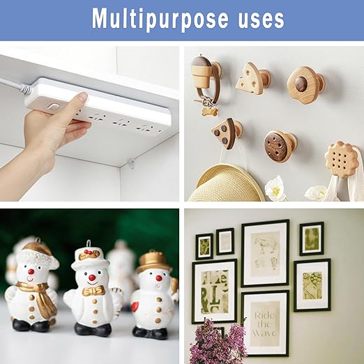 Double Sided Sticky Dots with Pull Tab, 0.79" Adhesive Sticky Tack Tape, Clear Museum Putty Sticky Glue for Wall Hanging, Crafts, Balloons, Poster, Decorations No Residue, 126 Dots