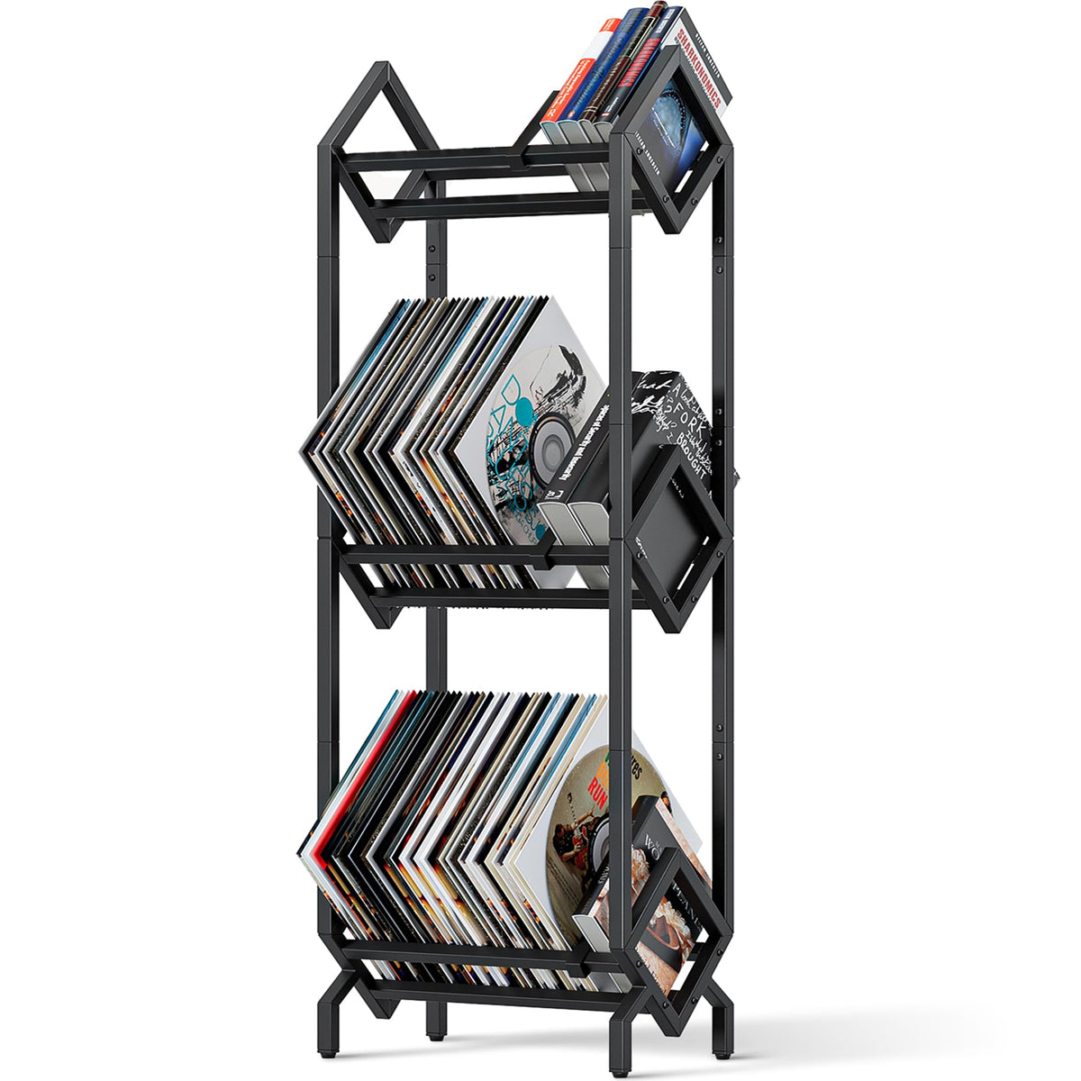 Vinyl Record Storage Rack, Record Holder 260-280 LP - Image 1