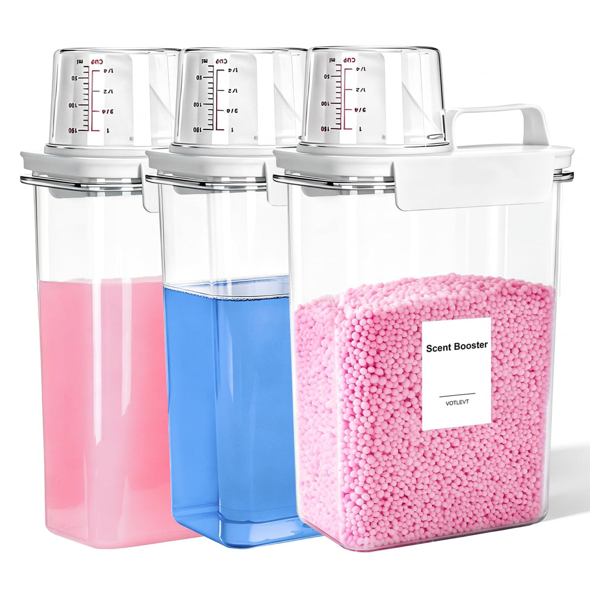 60 OZ Laundry Detergent Dispenser, Liquid Laundry Soap Dispenser - Image 1