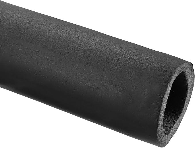 PATIKIL 74.8" L x 3-1/2"ID x 0.8" T Pipe Insulation Foam Tube, Water Pipe Insulation Tubing Heat Preservation for Plumbing Water AC Pipe Sprinkler Spigot, Black