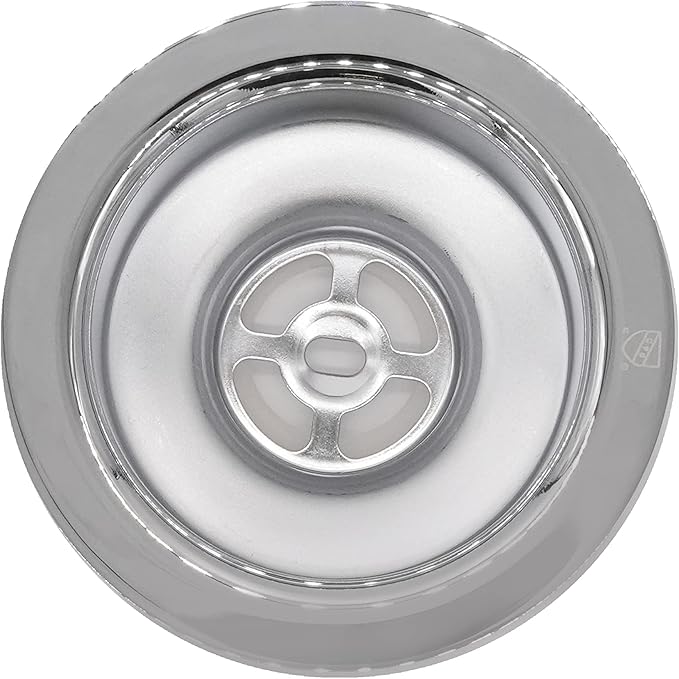 Westbrass R214-26 3-1/2-Inch Post Basket Strainer, Polished Chrome