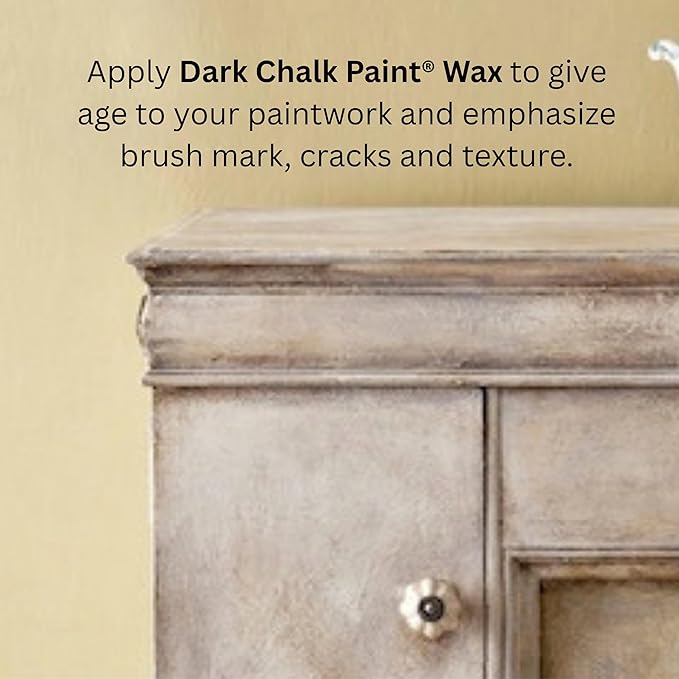 Annie Sloan Chalk Paint® Wax (500 mL, Dark) Use to seal and protect your paintwork on interior furniture, cabinets, walls and home decor. Certified toy safe.