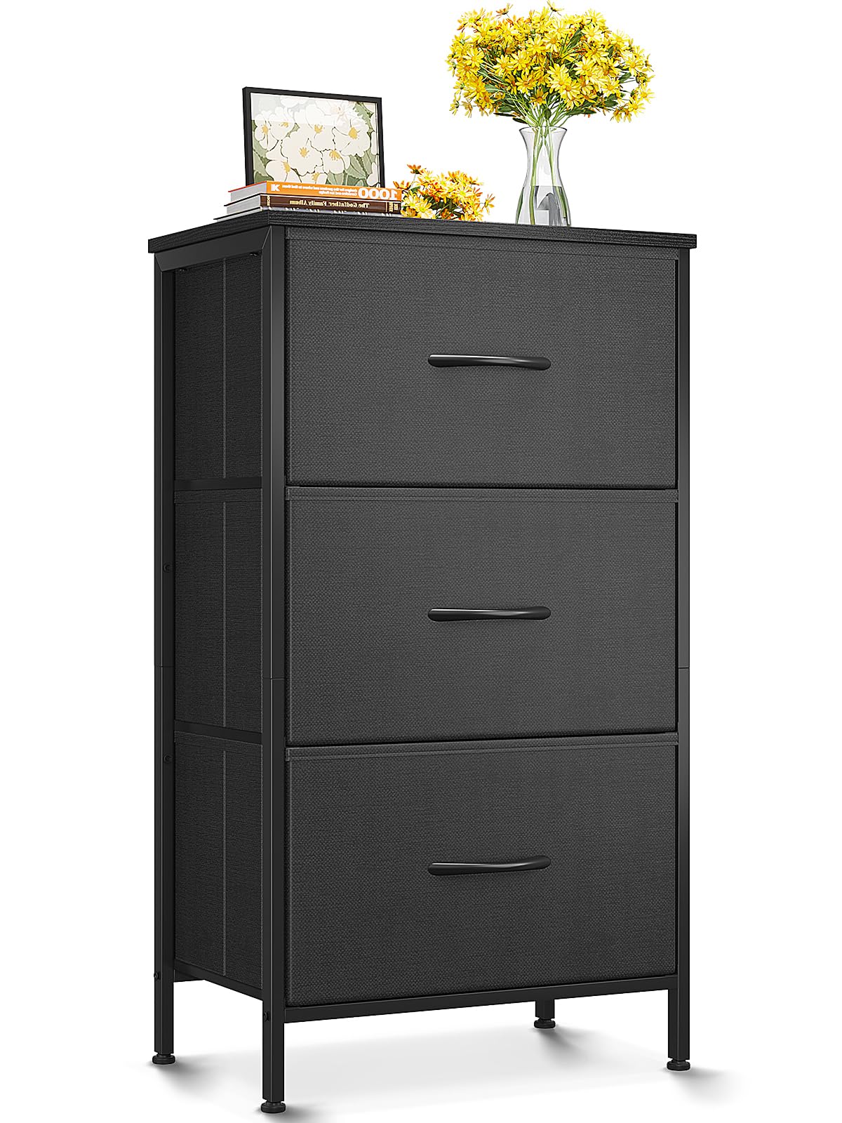 AODK Small Dresser for Bedroom Nightstand with 3 Storage Drawers - Image 1