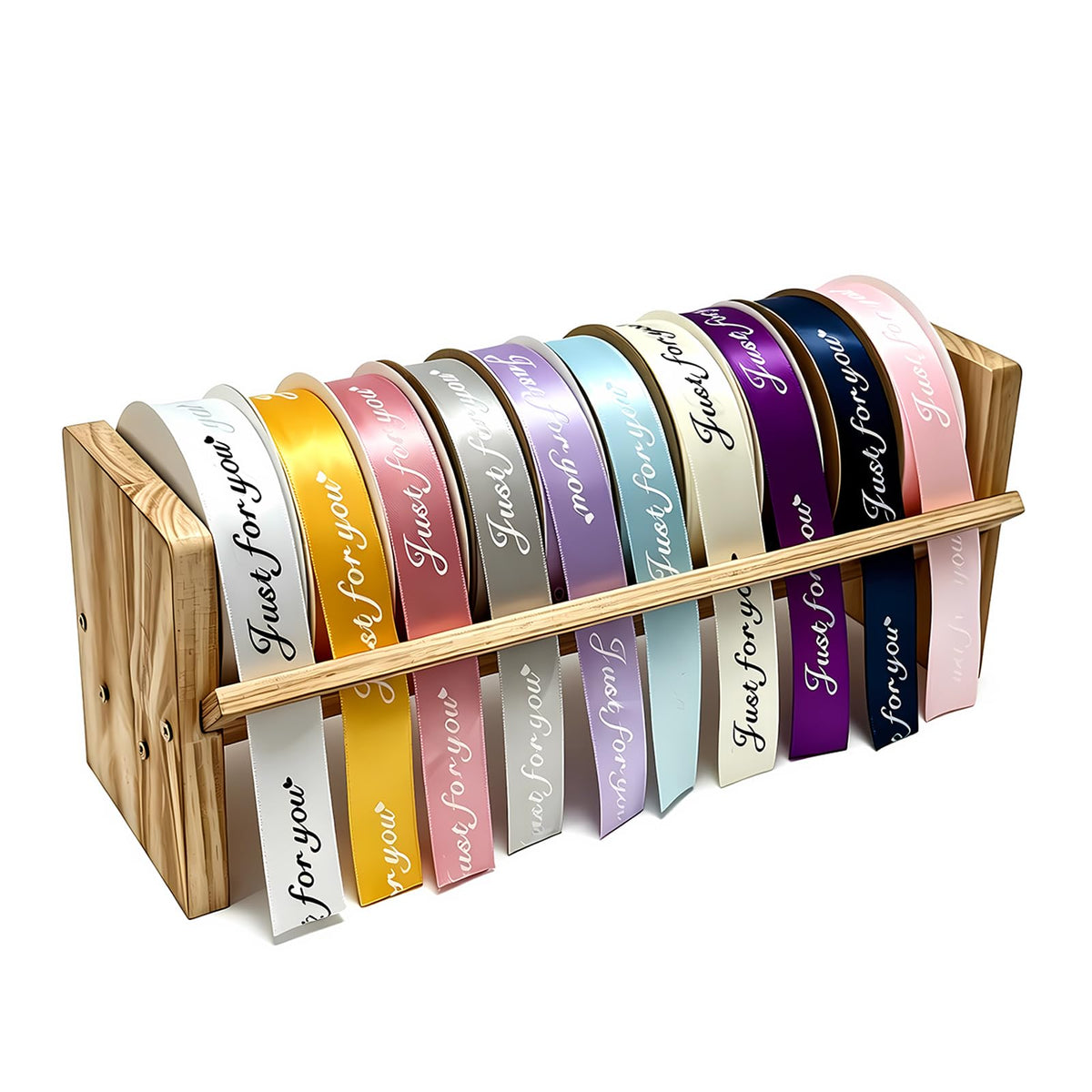 Ribbon Organizer Craft Ribbon Storage Rack Spool Holder Dispenser - Image 1