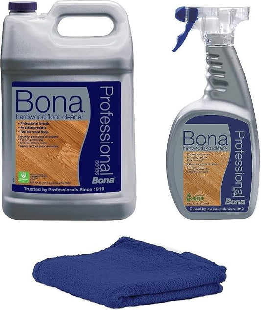 Bona Pro Series Hardwood Floor Cleaner Refill, 1-Gallon (160 oz KIT)