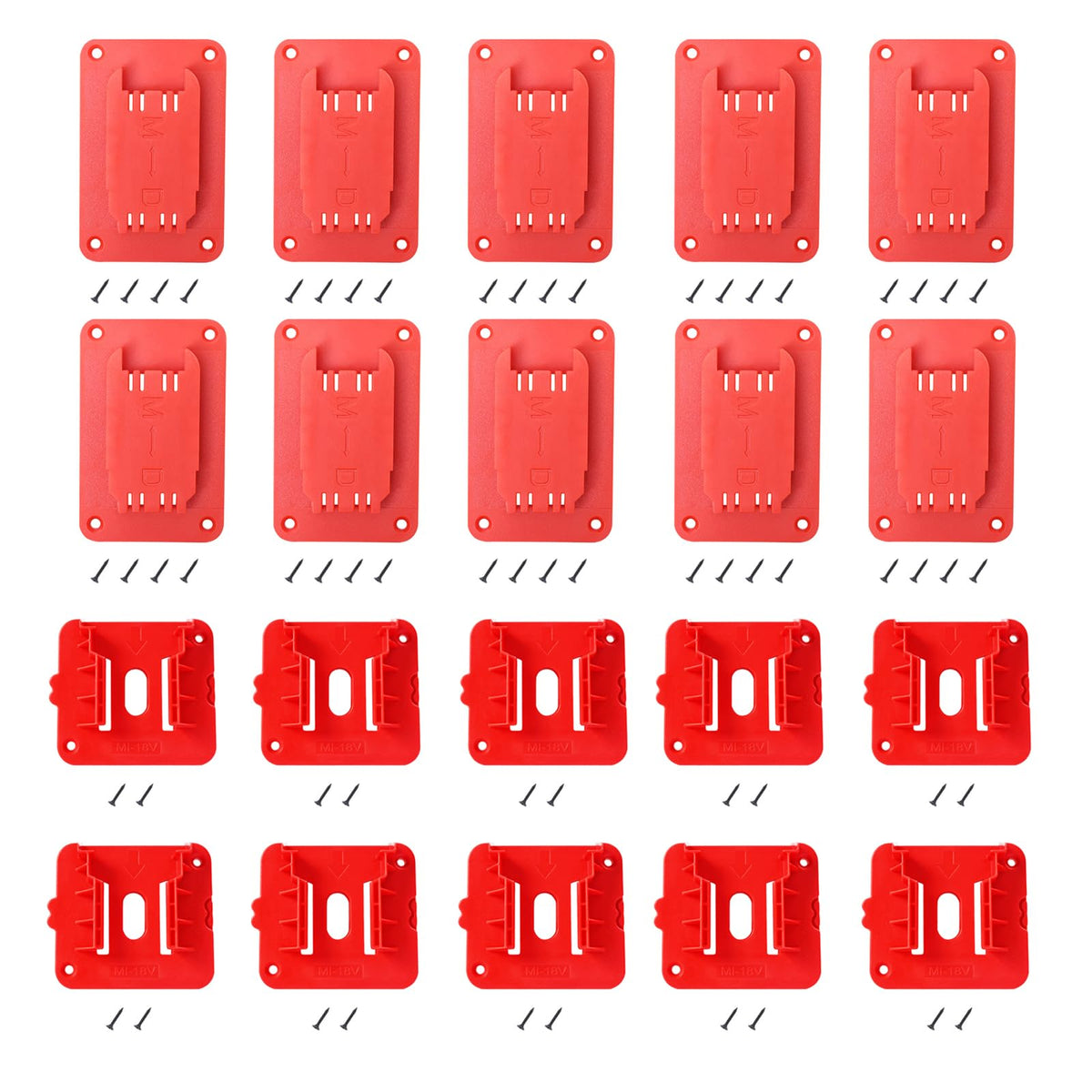 20pas Tool Holders and Battery Holder for Milwaukee M18 - Image 1