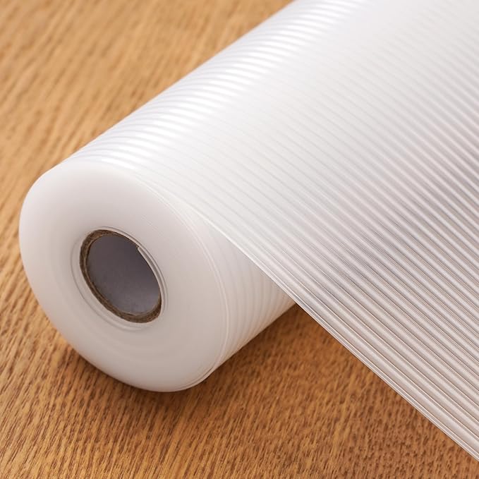 Shelf Liner,Non-Adhesive Drawer Liner,Food-Grade Material for Kitchen Cabinets Liner,Non-Slip Cupboard Liners Kitchen Drawer Liners Bathroom Shelves Liners (12 inches x 10 Feet)