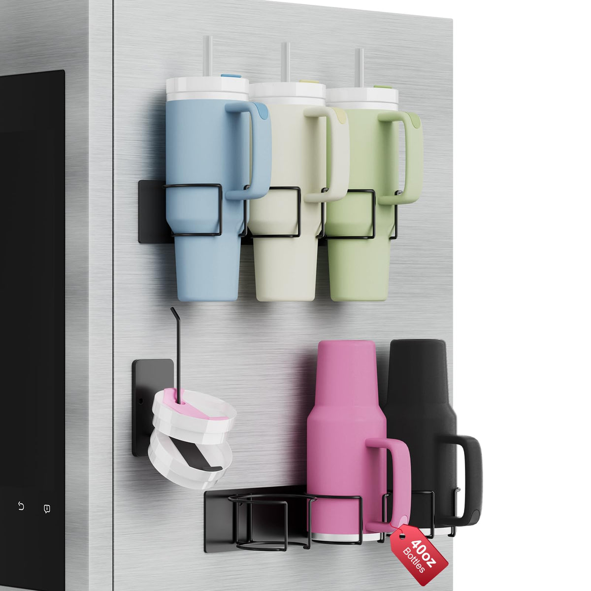 Arctiiro Magnetic Stanley Cup Holder for Refrigerato | Small Space Liv - Image 1
