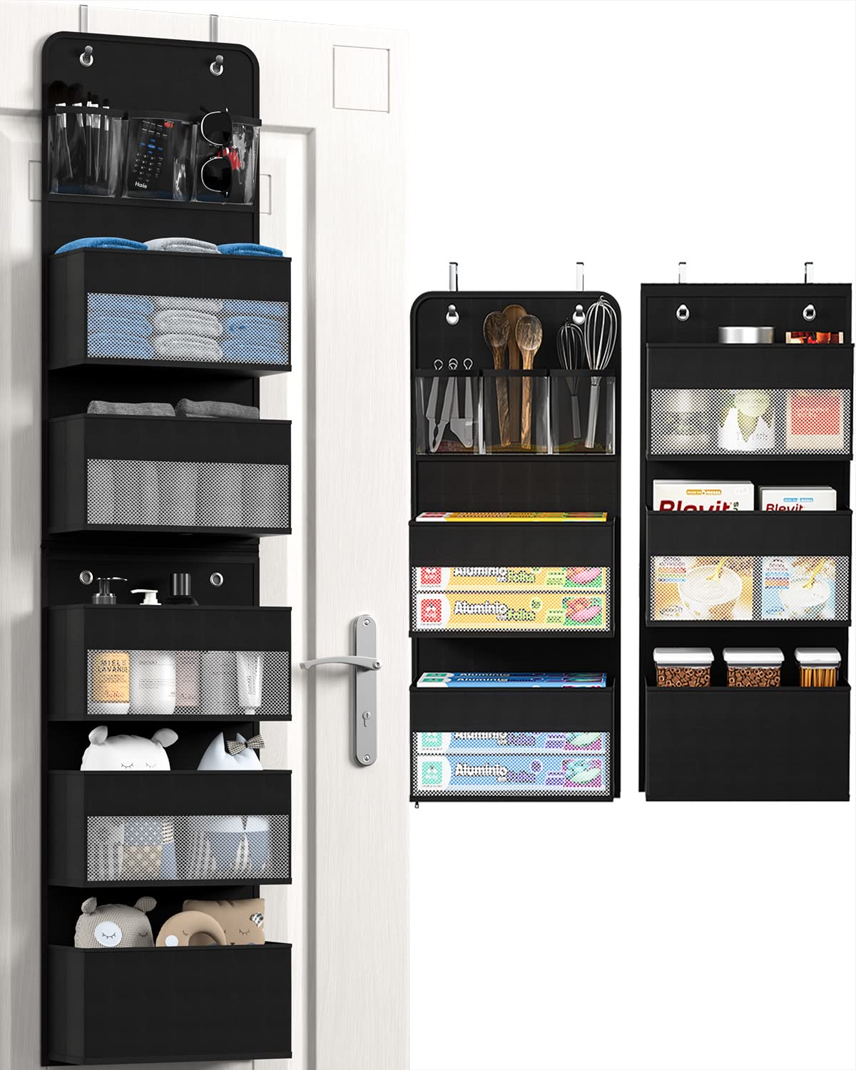 Over Door Organizer, 6 Shelf Camper Storage for RV Bathroom - Image 1