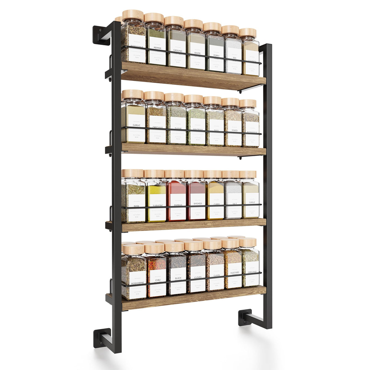 ZICOTO Space Saving Spice Rack Organizer Shelf for Wall Mount - Image 1