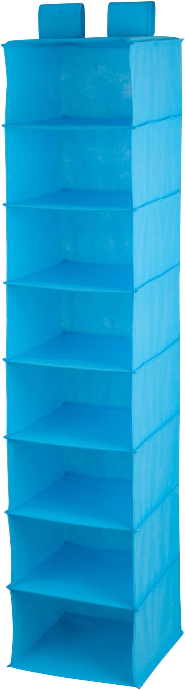 Honey-Can-Do 8-Shelf Non-Woven Hanging Closet Organizer, Ocean Blue