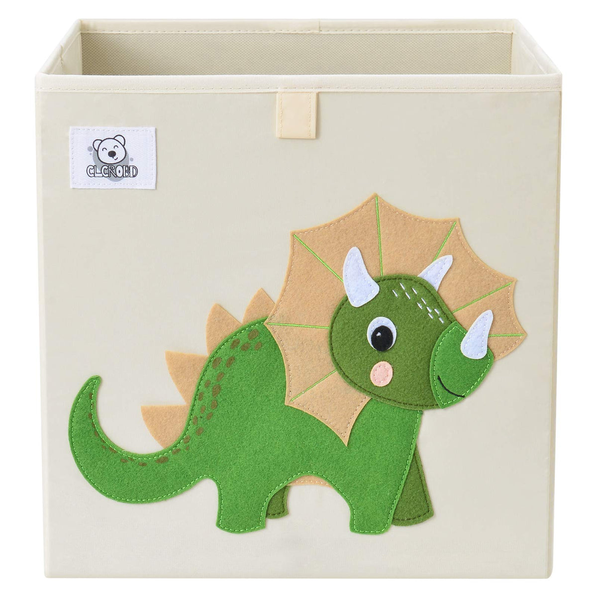 13 Inch Animal Cube Storage Bins, Foldable Fabric Kids Toy - Image 1
