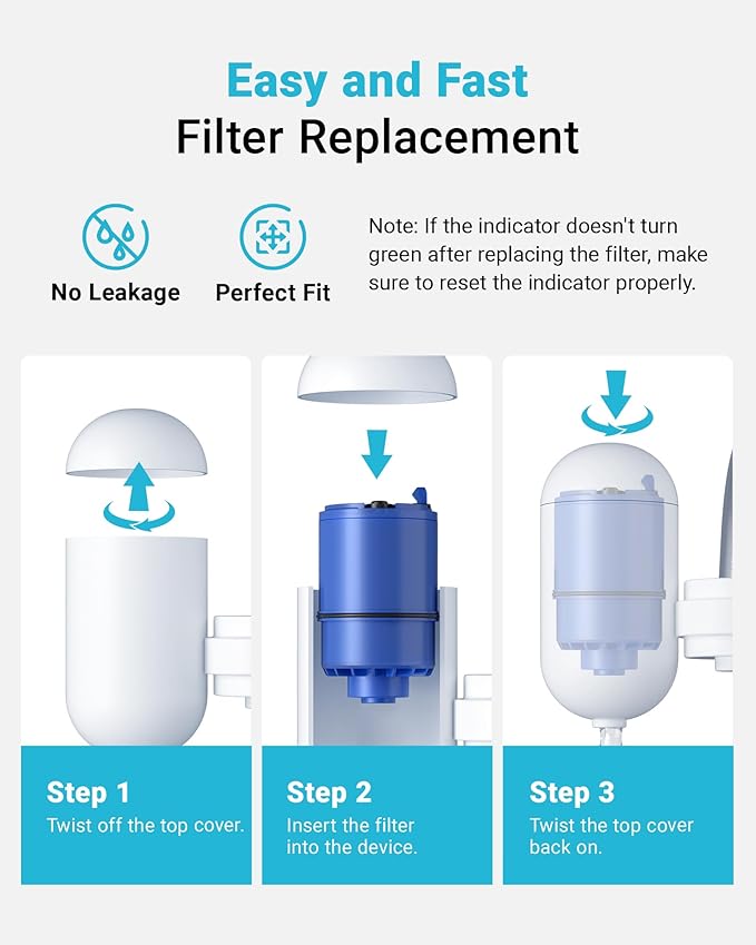 7 Pack Faucet Filter Replacement for All PUR® Plus Water Filter Replacement, Pur® Filter Replacement RF-9999®, NSF 42 Certified, 2100-Gallon Long Lifespan, AQUA CREST