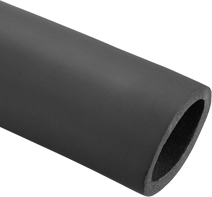 PATIKIL 70.9" L x 3/4" ID x 0.6" T Pipe Insulation Foam Tube, Water Pipe Insulation Tubing Heat Preservation for Plumbing Water AC Pipe Sprinkler Spigot, Black