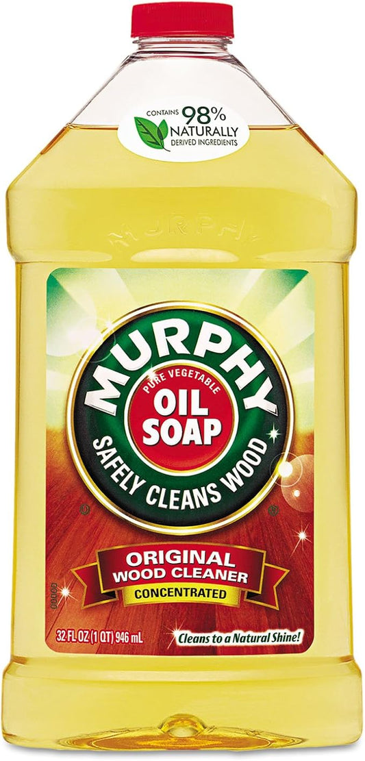 Murphy Oil Soap 01163CT Original Wood Cleaner Liquid 32oz 9/Carton